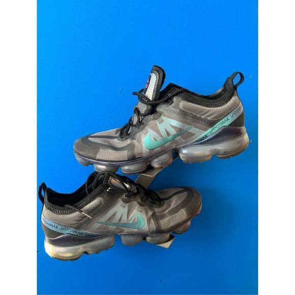 NIKE AIR VAPORMAX 2019 Throwback Future Black Blue AR6631-001 Mens Size 10 main image 5